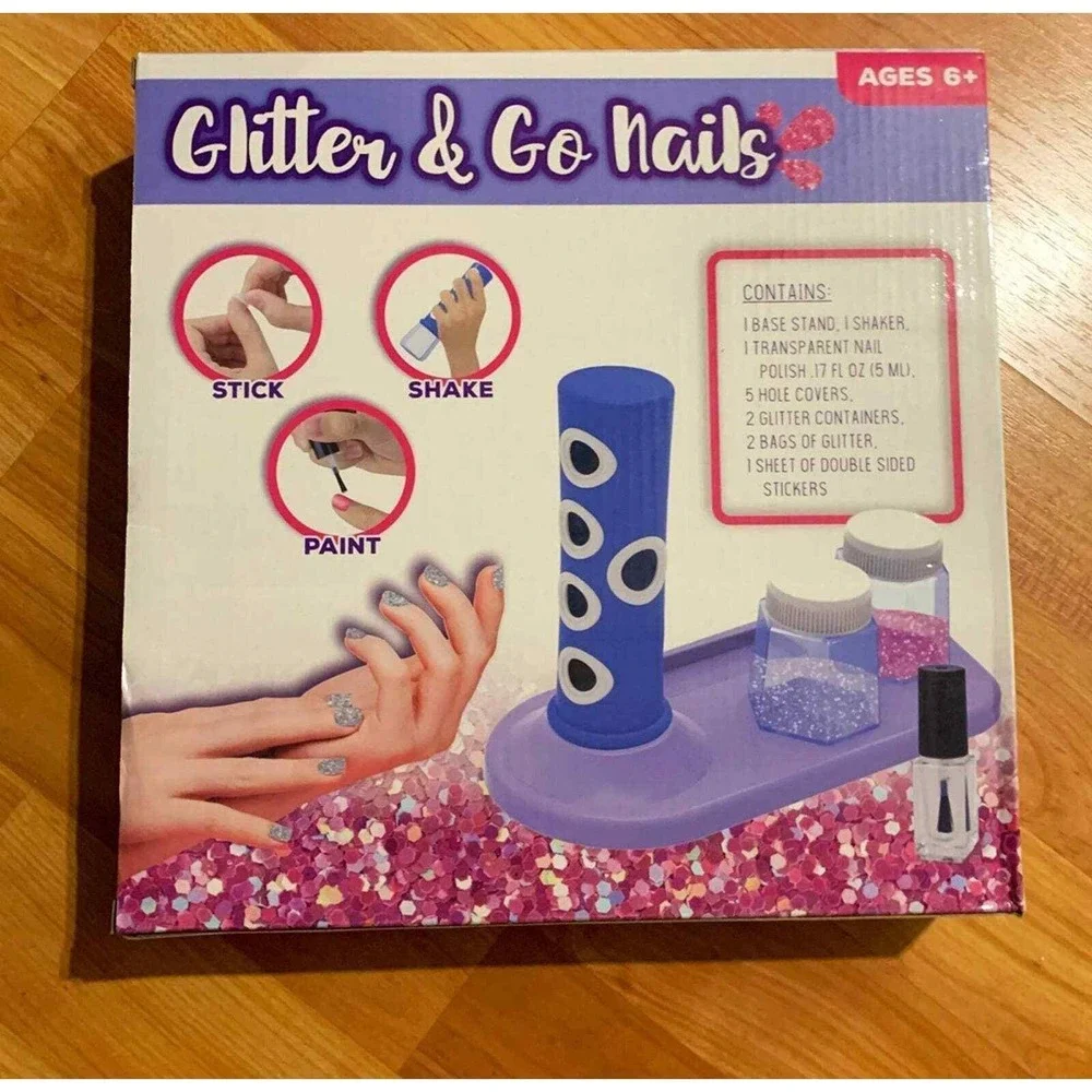 Glitter & Go Nails for Girls 6 +